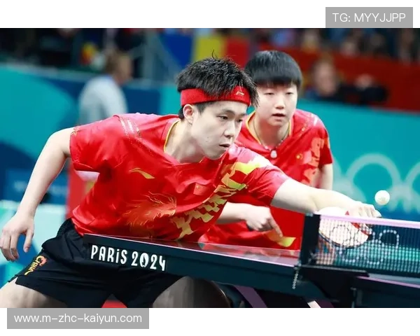 乒乓混双组合连续三板抢攻拿下胜利